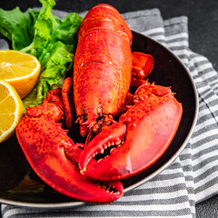 lobster fresh seafood tasty eating cooking appetizer meal food snack on the table copy space food
