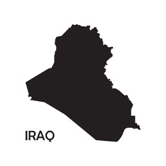 Country map of Iraq