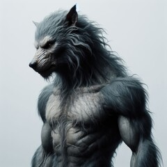 Obraz na płótnie Canvas a werewolf or lycanthrope