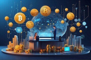 CryptoCanvas: A Tapestry of Bitcoin and Cryptocurrency Concepts