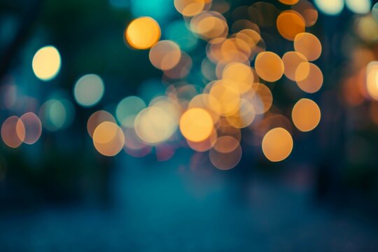 Real color photo bokeh with portrait telephoto lens with copy space to place text or object. Blank for design. Blurred defocused background