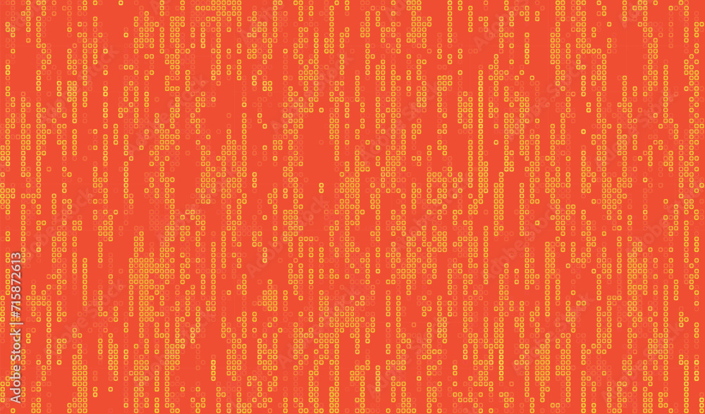 Poster a background of rows of small multi-colored squares. pixel graphics, colored squares. vector backgro