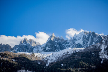 Montagnes Enneig Autour Chamonix MontBlanc