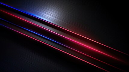 Abstract black background with carbon fiber and neon