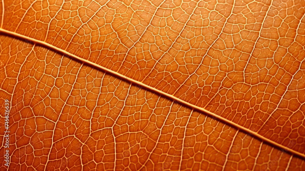 Poster peach leaf texture close uptrendy abstract macro background in color of the year peach fuzz.