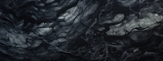 Fototapeta premium Luxury black marble background. Modern banner