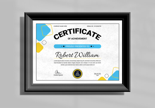 Modern Certificate Template