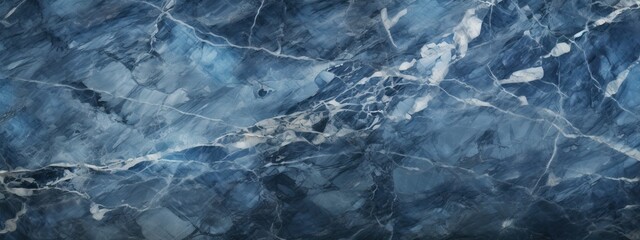 Luxury blue marble background. Modern banner. Real natural blue marble and surface background 	