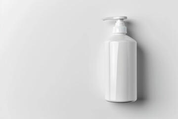 Blank beauty product bottle for advertising mock up