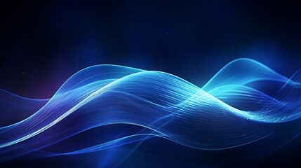 bstract blue wavy lines modern smooth curves futuristic background wallpaper