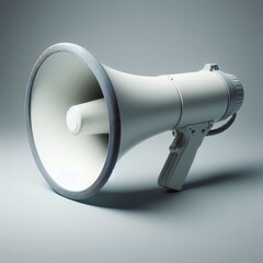 megaphone on white background