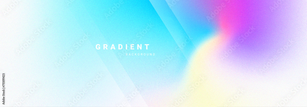 Poster trendy gradient with noisy textured background