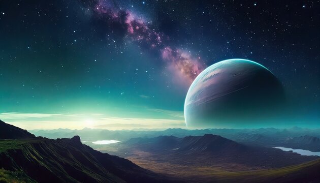 Planet And Space Wallpaper 4k Landscape Beautiful Scenery