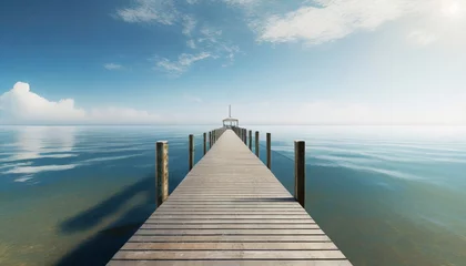 Foto op Canvas pier in the sea © William