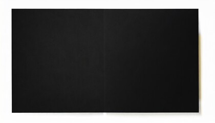 black paper texture size a4 paper isolated with clipping path on background