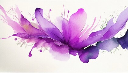 watercolor purple element