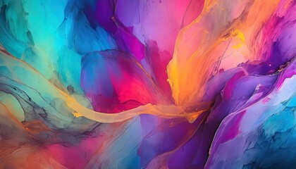 abstract alcohol ink multicolor texture background made with