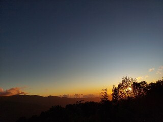 sunset in the mountains © Franshescka