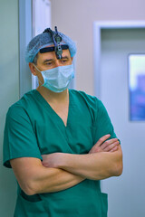 Fototapeta na wymiar Plastic surgeons perform surgery on a patient