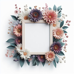 flower frame for avatar