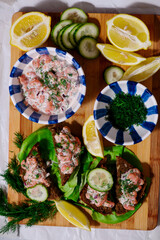 Swedish  shrimp salad skagenrora
