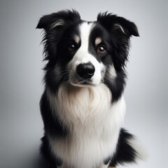 border collie sitting
