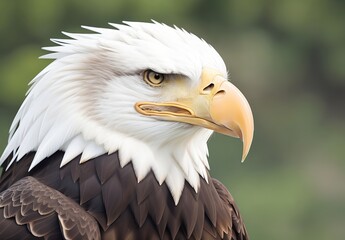 Obraz premium Free photo closeup shot of a beautiful bald eag