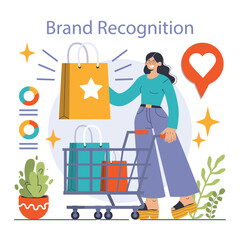 Mass market. Mass production economics. Targeted audience and market segmentation. Efficiency of production process, distribution, marketing and sales. Flat vector illustration