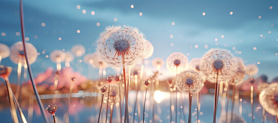 Dandelions Blowing in the Wind, A Beautiful and Ethereal Natural Phenomenon