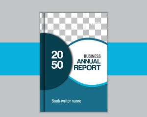 Creative presentation business cover design template.