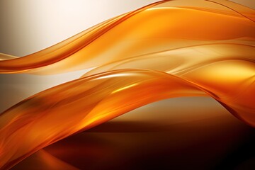  a close up of an orange wave on a black and white background with a light gray back ground and a light brown back ground.