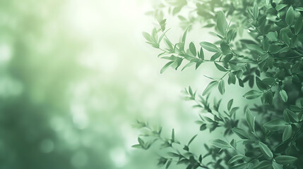 green bamboo leaves background