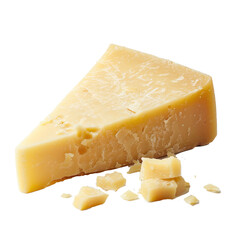 Piece of grana padano cheese.