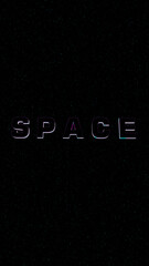 3d representation name space in the middle of space