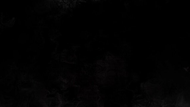 Grunge  in the dark monochrome background with black smoke drift and scratched. Great for keying your video into or adding cracked texture, static noise background, dirt, grain, goth damaged wall