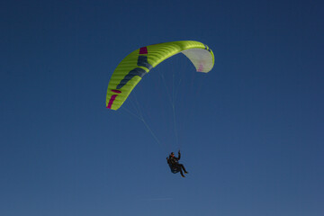 paraglider in the sky