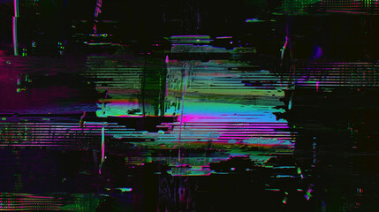 Noise Right Pixel Sorting Waves Digital Grunge Glitch Video Damage. Creative background