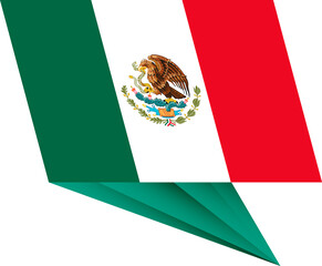 Mexico pin flag