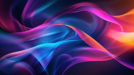 abstract background with paint brush and color pattern created with Generative AI