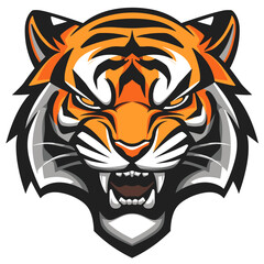 Esport vector logo tiger, icon, vector, sticker, head, sign