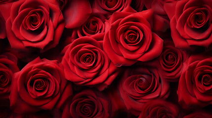 red roses background