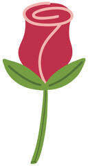 Rose Bud Flower