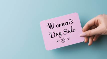 Women Day background for sales and marketing with copy space, poster banner for social media campaign and promotion on 8 march