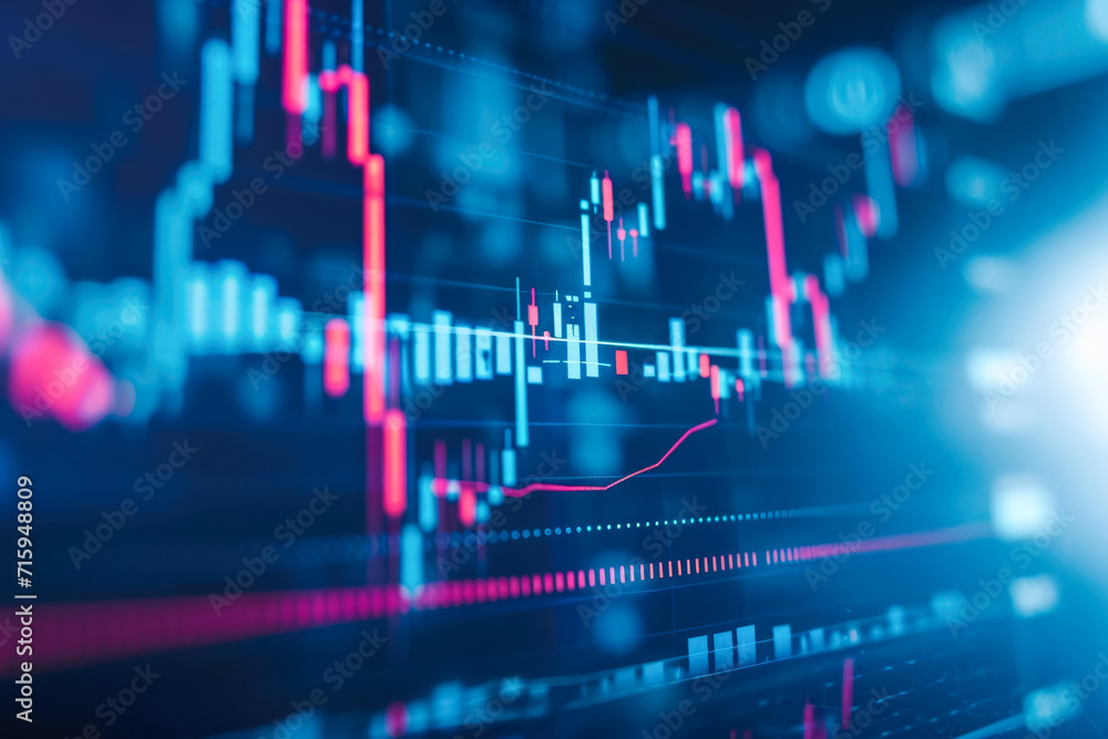 Poster a candlestick chart index