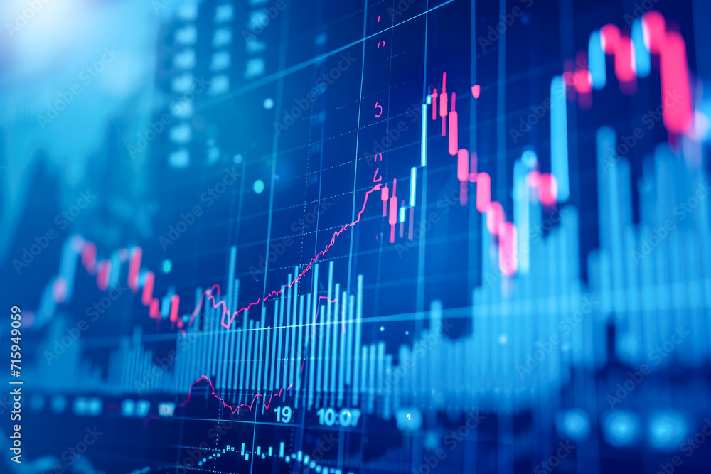 Poster a candlestick chart index