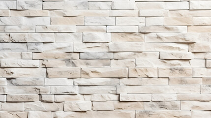 Fototapeta premium Cream and white brick wall texture background, wall, stone, brick, texture, pattern, architecture, rock, block, construction, building, surface, old, material, rough, backgrounds, cement, textured