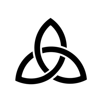 Triquetra, celtic trinity knot