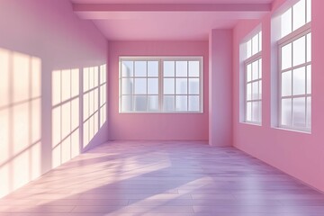 Obraz premium Modern apartment decor with a minimalist space