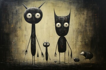 Mischievous shadow imps - Generative AI