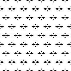 Seamless pattern. Rhombuses, circles ornament. Figures background. Simple shapes wallpaper. Geometrical backdrop. Digital paper, web designing, textile print. Vector